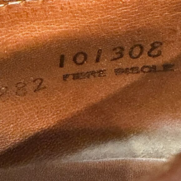 Vintage Lands End Direct Merchants Leather Oxfords Men\'s 8 M Cap Toe Brown main image 2